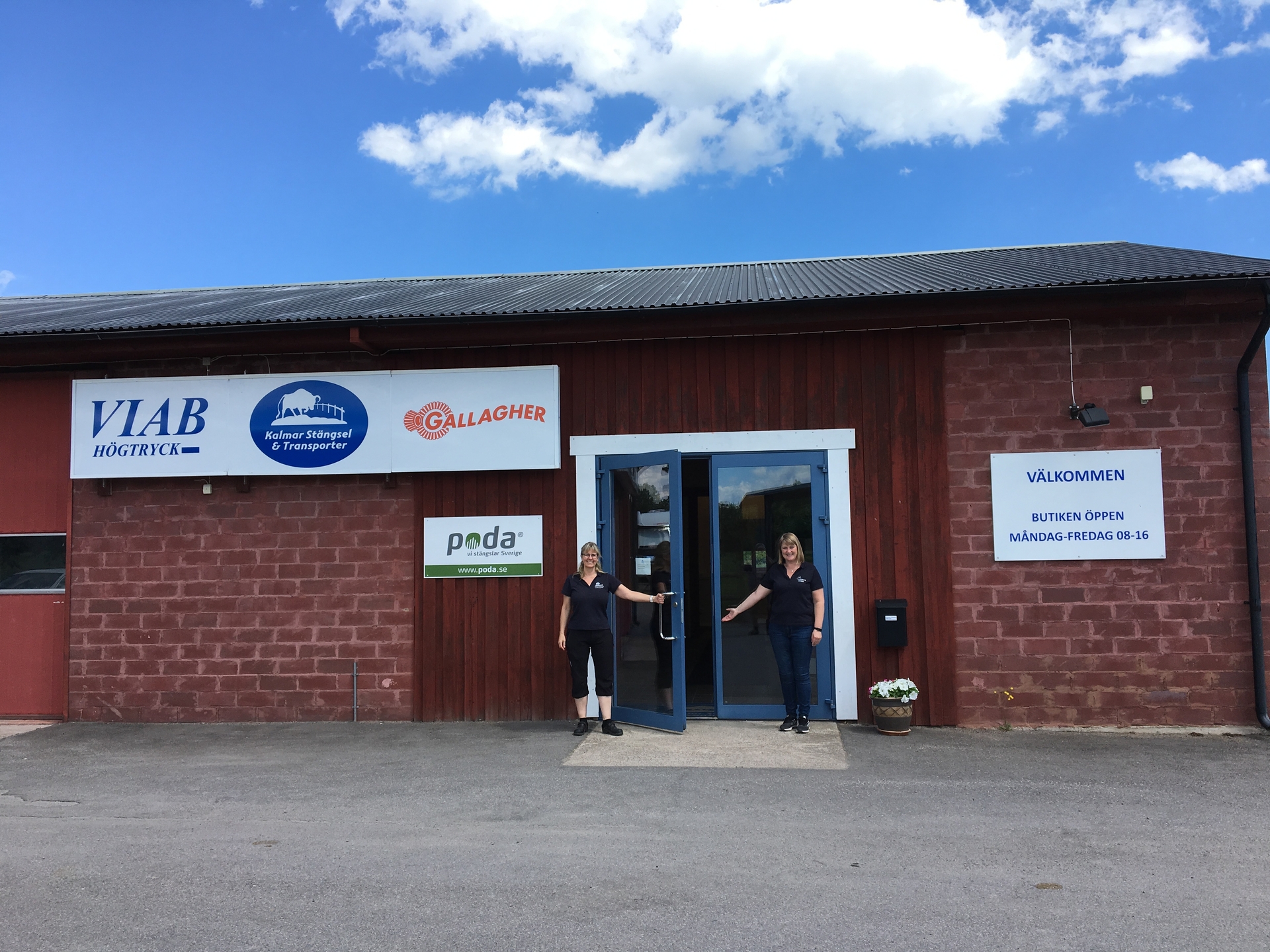 Kalmar Stängsel AB butik i Harby